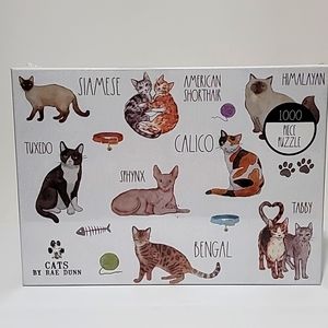 Rae Dunn 1000 Piect Cat Puzzle